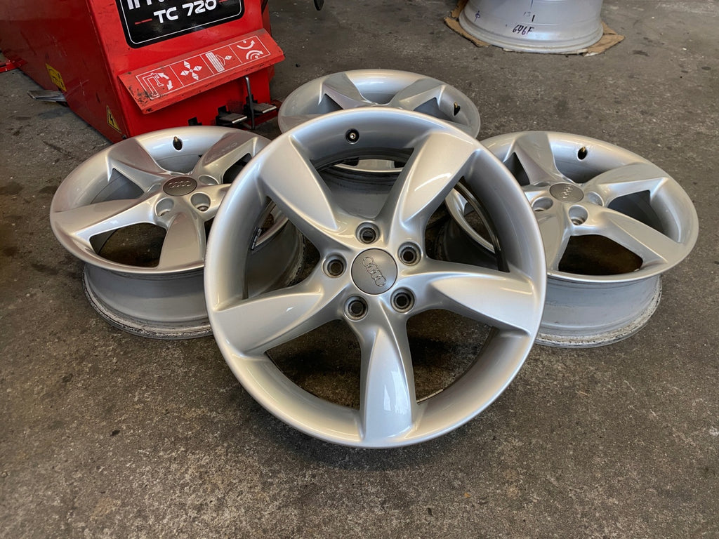 4x Alufelge 17 Zoll 6.0" 5x112 48ET Glanz Silber 8V0071497 Audi Rim Wheel FEL7021505375jc