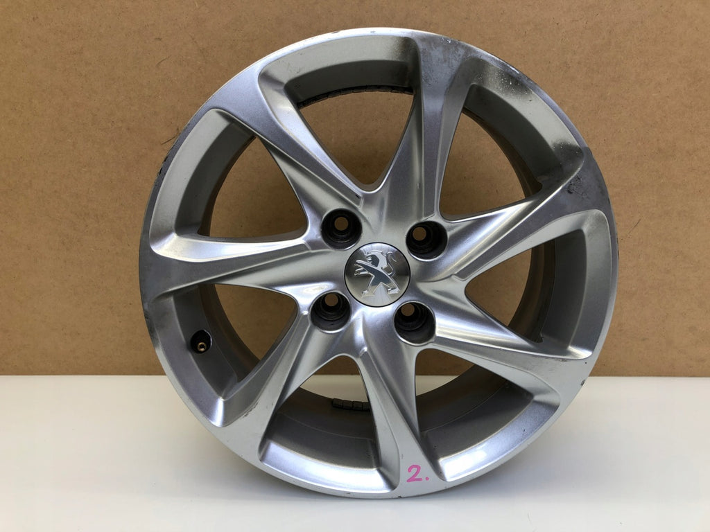 1x Alufelge 15 Zoll 6.0" 4x108 9673773577 Peugeot 208 I Rim Wheel FEL8323132060bd
