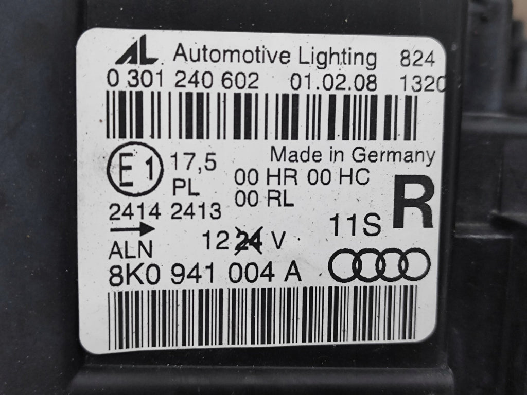Frontscheinwerfer Audi A4 B8 8K0941004A 8K0941003A Ein Satz Headlight SCH3736921795km