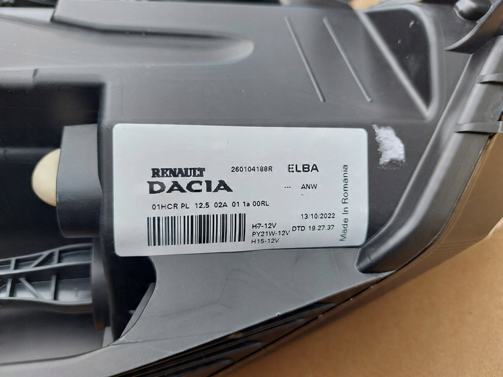 Frontscheinwerfer Dacia Sandero III 260602809R 260104188R Rechts oder Links