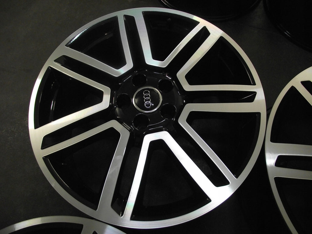 4x Alufelge 20 Zoll 8.0" 5x112 25ET Glanz Silber 4G0601025AS Audi A5 A4 FEL3685197878oi
