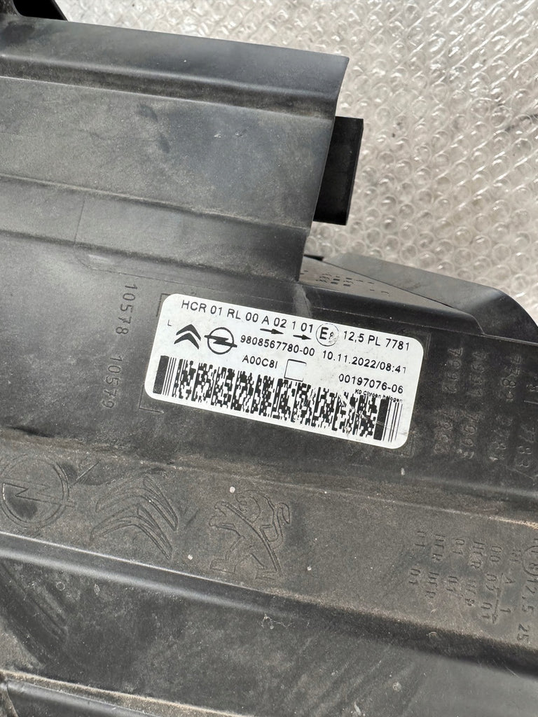 Frontscheinwerfer Opel Vivaro A 9808567780 Links Scheinwerfer Headlight