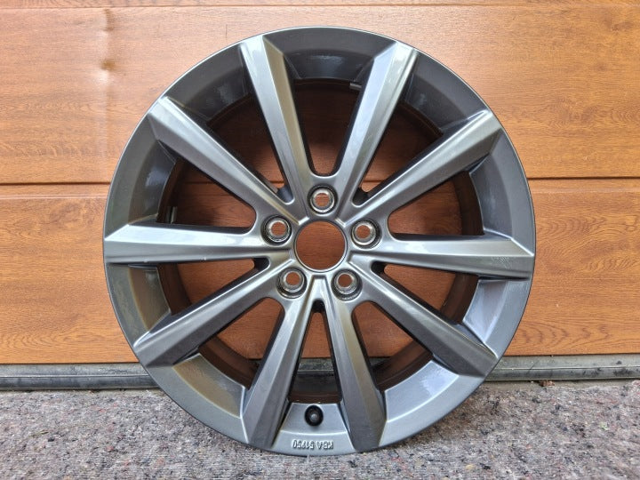 1x Alufelge 16 Zoll 6.0" 5x100 35ET Glanz Graphit 2GM071496 VW T-Cross Rim Wheel FEL9491669581zs