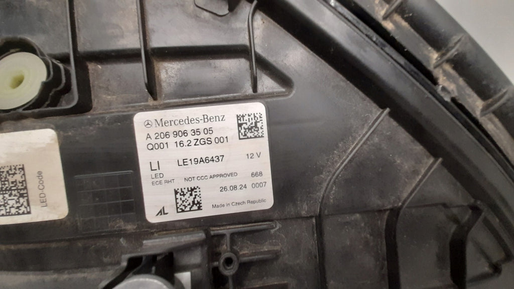 Frontscheinwerfer Mercedes-Benz W206 A2069063505 Links Scheinwerfer Headlight SCH6295316099xo