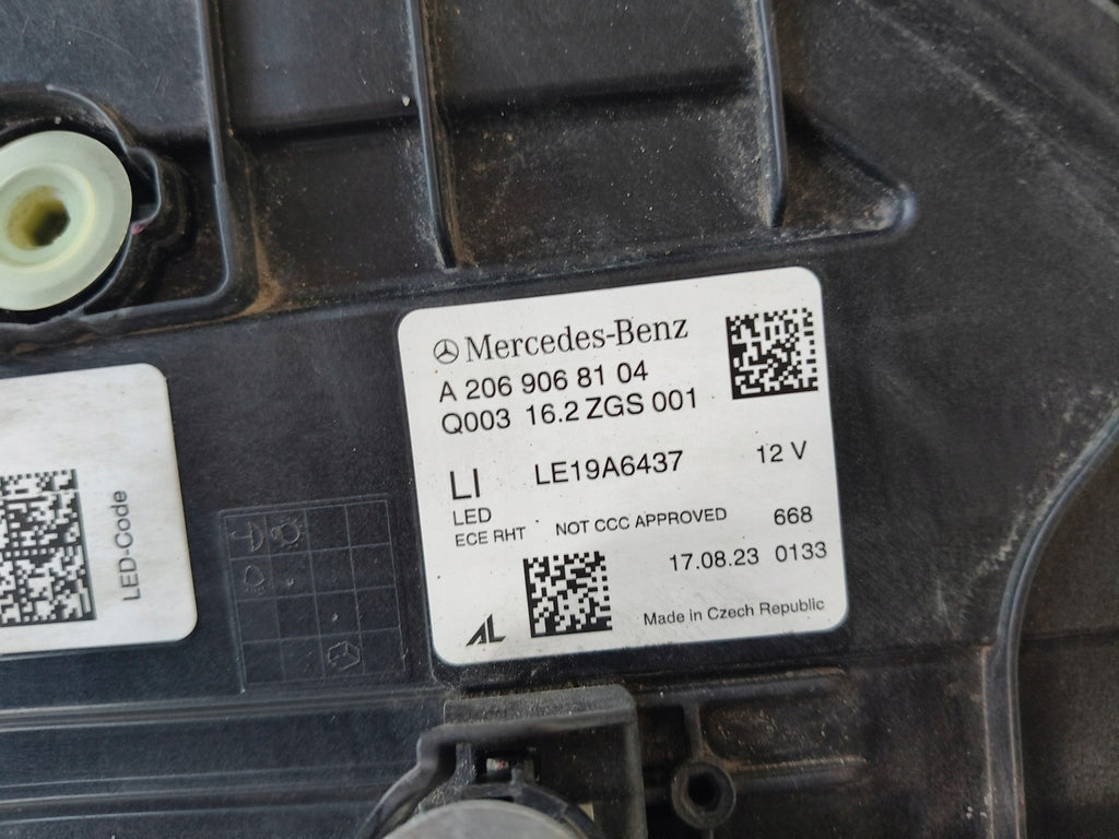Frontscheinwerfer Mercedes-Benz W206 A2069068104 Full LED Links Headlight SCH4795121403ti