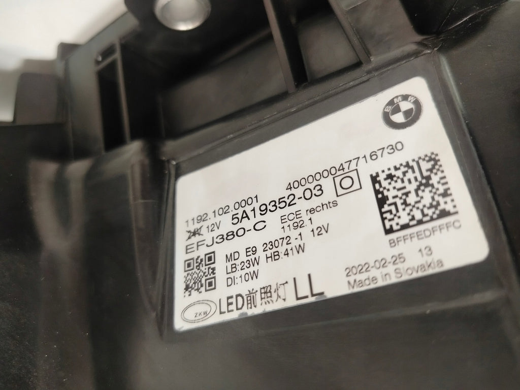 Frontscheinwerfer BMW G22 G23 G26 5A19352-03 Full LED Rechts Headlight SCH8187259729al