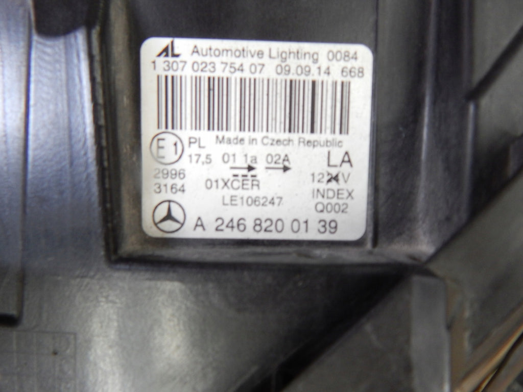 Frontscheinwerfer Mercedes-Benz W246 A2468200139 Links Scheinwerfer Headlight SCH3748886163wp