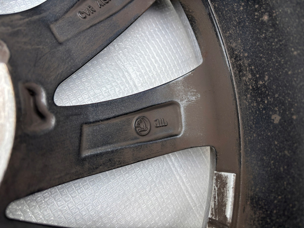 1x Alufelge 18 Zoll 7.5" 5x112 48ET Glanz Schwarz 5E3601025AG Skoda Octavia I FEL5154543294nv