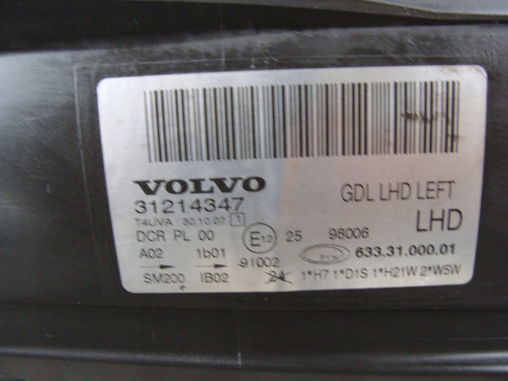 Frontscheinwerfer Volvo S80 V70 III Xc70 II 31214347 Xenon Links Headlight SCH1222694497la