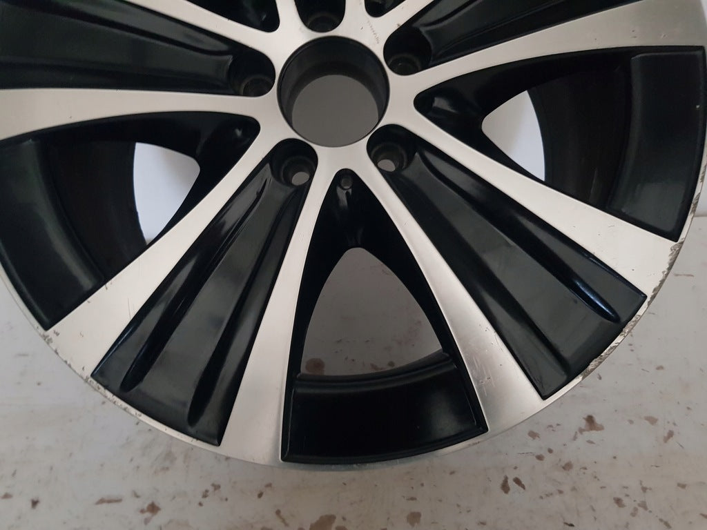 1x Alufelge 18 Zoll 9.0" 5x112 52 5ET Schwarz A2134015500 Mercedes-Benz W213 FEL3609703722gr