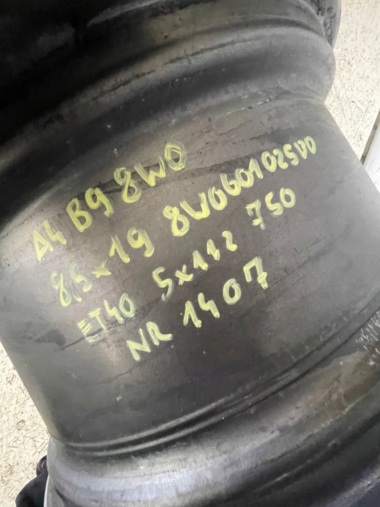 1x Alufelge 19 Zoll 8.5" 5x112 40ET 8W0601025 Audi A4 B9 I Rim Wheel FEL5797903482or