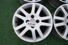 Laden Sie das Bild in den Galerie-Viewer, 4x Alufelge 15 Zoll 6.0" 4x100 45ET Silber Honda Civic VII I Rim Wheel FEL7467646825ta