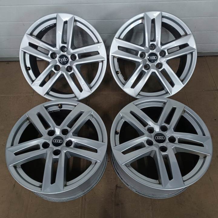 4x Alufelge 17 Zoll 7.0" 5x112 42ET Glanz Silber 8W0601025P Audi A4 A3 Rim Wheel FEL6091946581tg