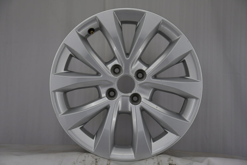 1x Alufelge 16 Zoll 6.5" 4x100 37ET Glanz Silber 403008062R Renault Rim Wheel FEL7098851691rp