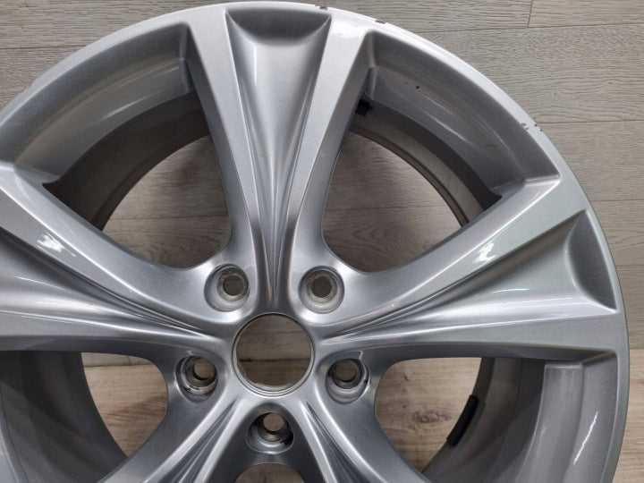 1x Alufelge 17 Zoll 7.5" 5x112 46ET Glanz Silber 5FA601025C Seat Leon Rim Wheel FEL2865550200eg