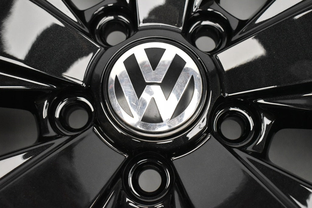 4x Alufelge 18 Zoll 8.0" 5x112 48ET Glanz Schwarz 5C0601025AK VW Beetle FEL3719889847zw