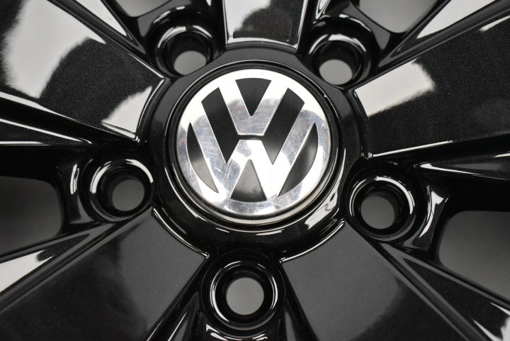 4x Alufelge 18 Zoll 8.0" 5x112 48ET Glanz Schwarz 5C0601025AK VW Beetle FEL3719889847zw