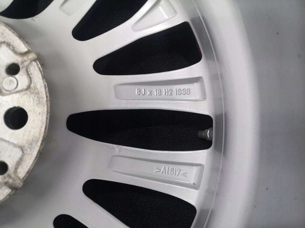 4x Alufelge 18 Zoll 8.0" 5x112 30ET Glanz Silber 6863418 BMW G30 Rim Wheel FEL1831486978wc