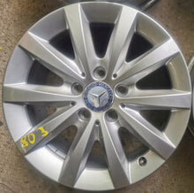 Load image into Gallery viewer, 4x Alufelge 16 Zoll 6.5" 5x112 49ET Glanz Silber A2464010500 Mercedes-Benz FEL3219803090zl