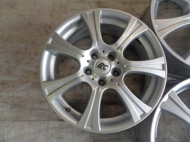 4x Alufelge 17 Zoll 7.0" 5x115 43ET Glanz Silber RC15-707 Chevrolet Rim Wheel FEL1308525860mv