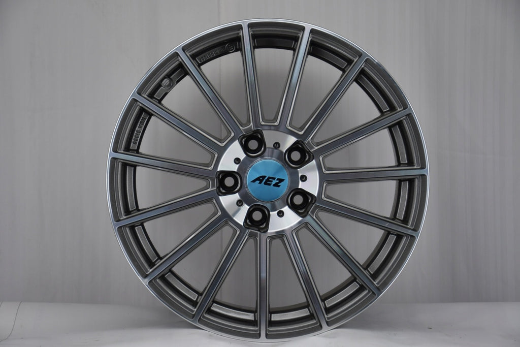 1x Alufelge 18 Zoll 8.5" 5x120 37ET Glanz KBA51550 Mg Rim Wheel FEL3121428039bk