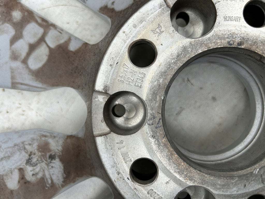 1x Alufelge 17 Zoll 6.5" 5x112 34 5ET A2064010100 Mercedes-Benz W206 Rim Wheel