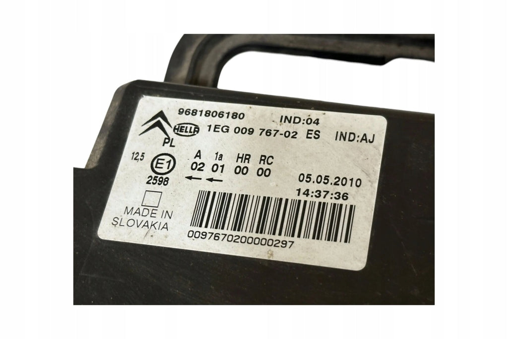 Frontscheinwerfer Citroën Picasso I C3 9681806180 Rechts Scheinwerfer Headlight SCH1432058981yu