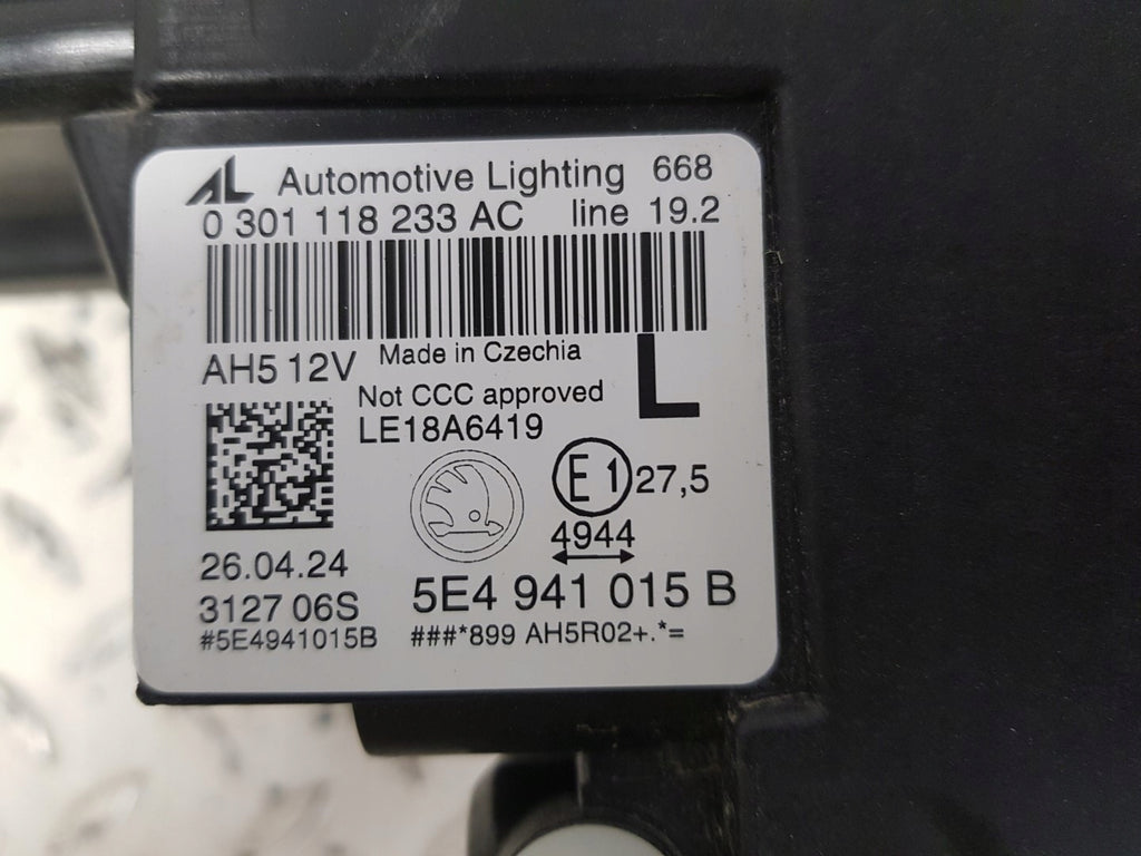 Frontscheinwerfer Skoda Octavia I 5E4941015B LED Links Scheinwerfer Headlight SCH8781067529ts