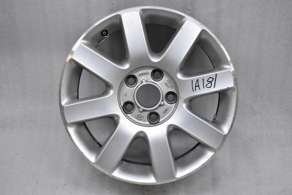 1x Alufelge 16 Zoll 6.0" 5x112 50ET Glanz Silber 1K0601025Q VW Golf Rim Wheel