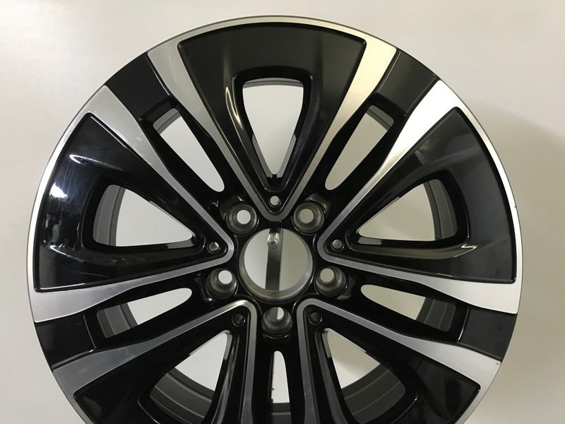 1x Alufelge 17 Zoll 6.5" 5x112 44ET Glanz Schwarz A1774012900 Mercedes-Benz