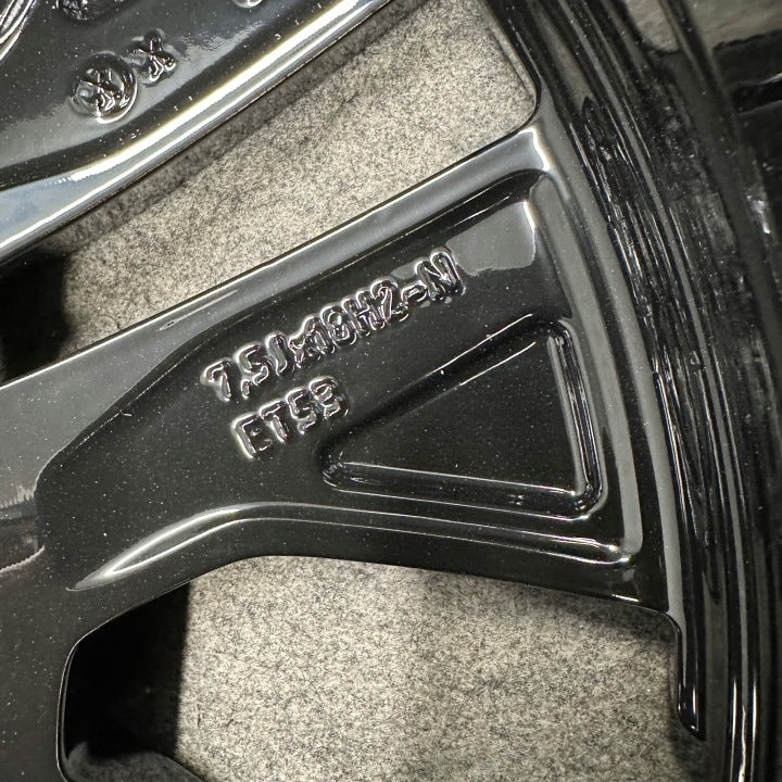 4x Alufelge 18 Zoll 7.5" 5x112 53ET Glanz Schwarz A2474012700 Mercedes-Benz Gla FEL2683057306tj
