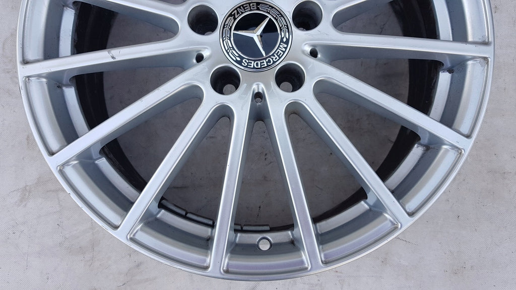 1x Alufelge 18 Zoll 6.5" 5x112 38ET Glanz Silber A1564011900 Mercedes-Benz Gla