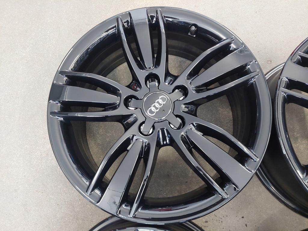 4x Alufelge 17 Zoll 7.0" 5x112 Glanz Schwarz Audi Q3 Rim Wheel FEL4784064111ey