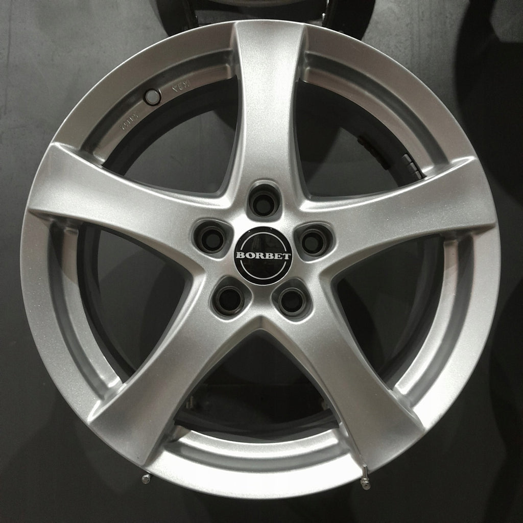 4x Alufelge 17 Zoll 7.0" 5x112 48ET Silber Seat Leon Golf VII II I Rim Wheel FEL4244174366oy