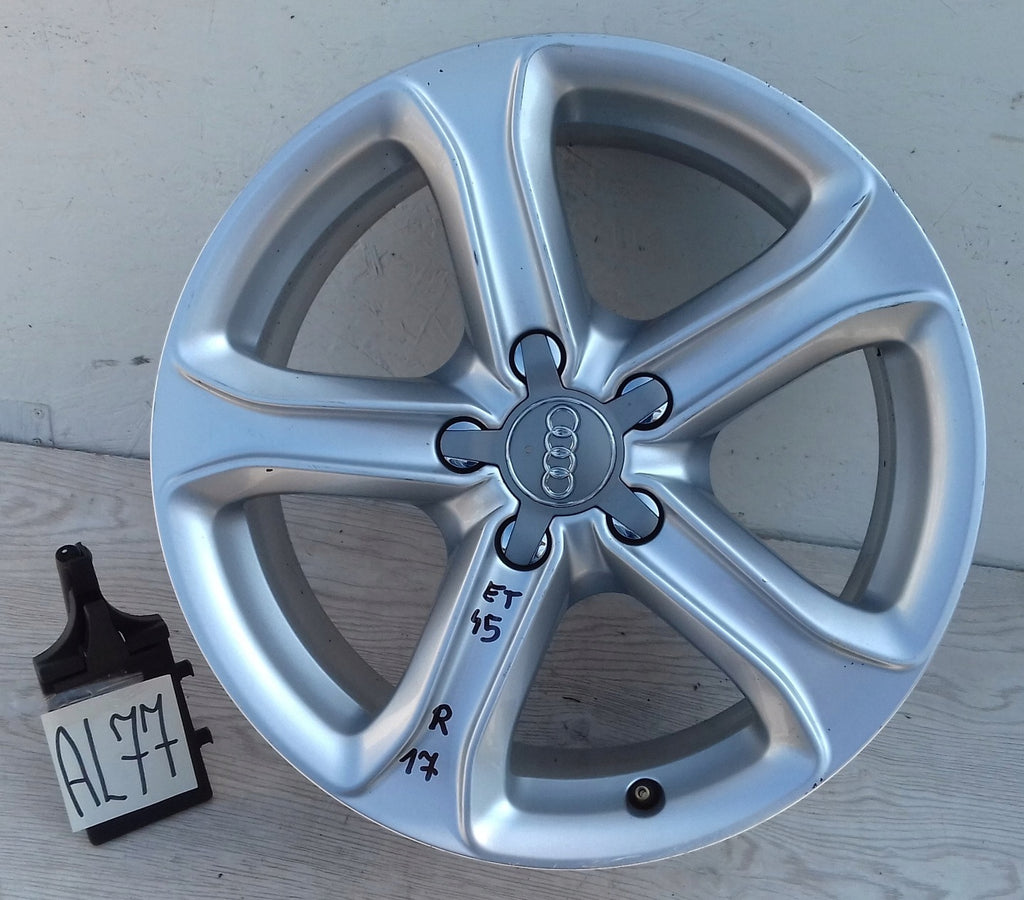 1x Alufelge 17 Zoll 7.5" 5x112 8K0601025BK Audi A4 B8 Rim Wheel