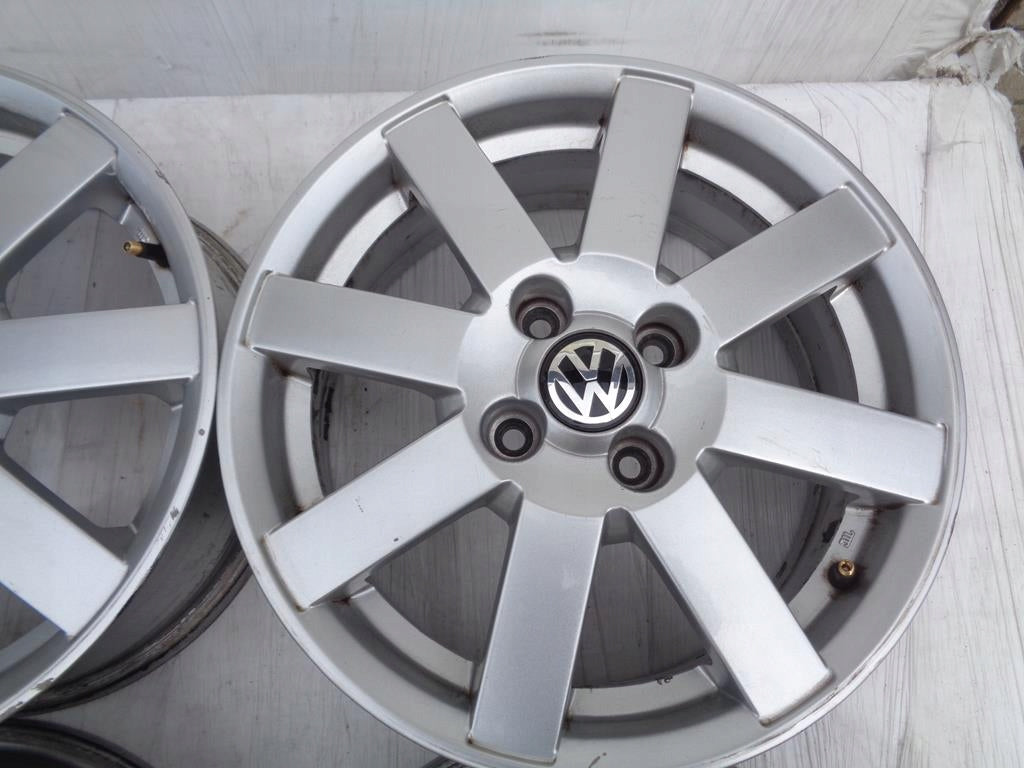 4x Alufelge 15 Zoll 6.0" 4x100 45ET 6N0601025H VW Golf Iii Rim Wheel FEL2570239981xz