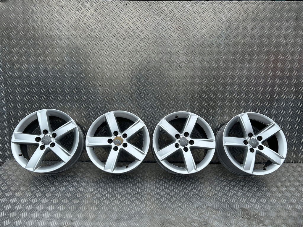 4x Alufelge 16 Zoll 7.0" 5x112 46ET Glanz Silber 8K0071496 Audi Rim Wheel