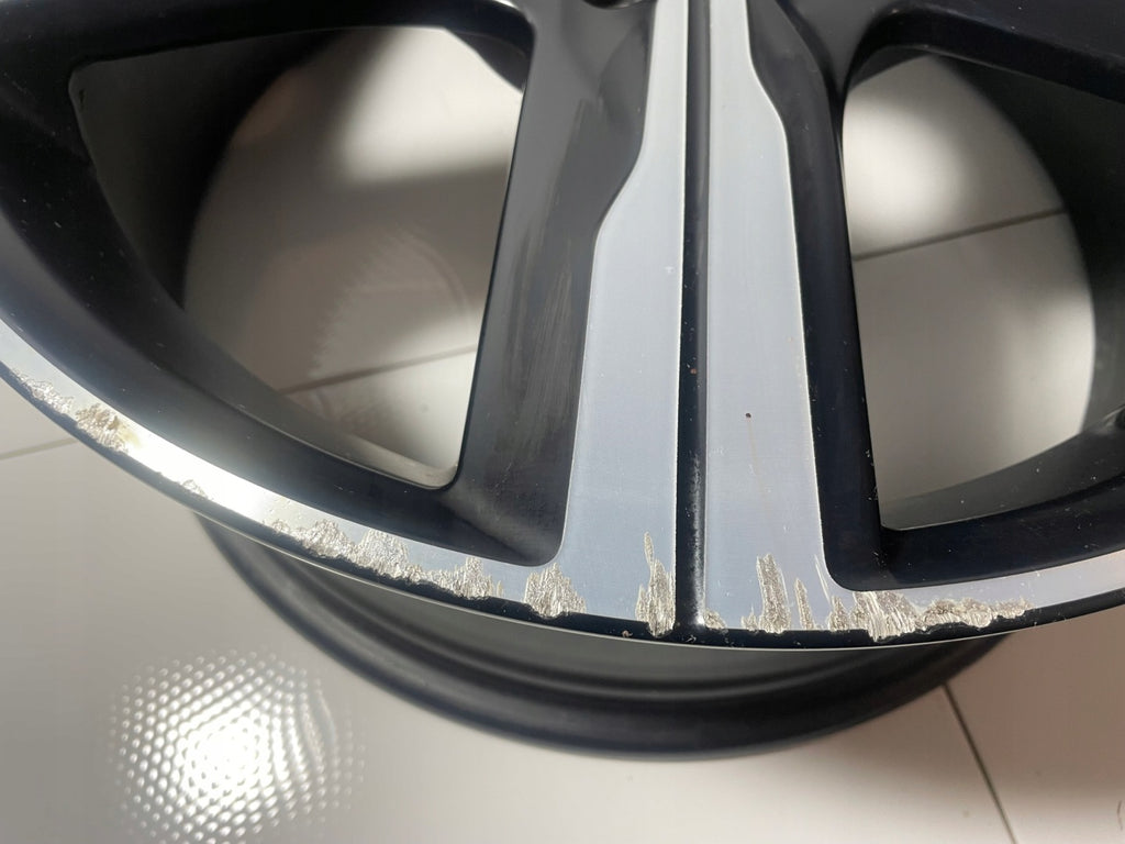 1x Alufelge 17 Zoll 7.0" 5x108 50ET Matt Schwarz 31423871 Volvo V40 Rim Wheel FEL6567105379kg