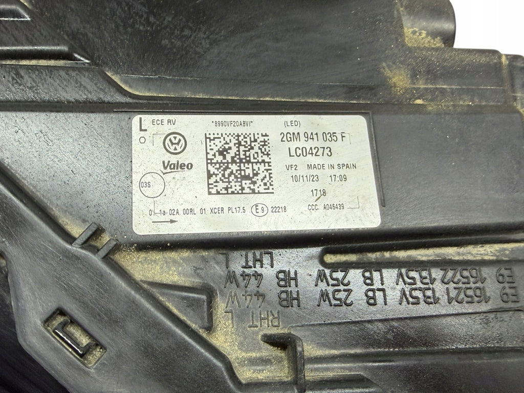 Frontscheinwerfer VW 2GM941035F Links Scheinwerfer Headlight SCH1905666229qh