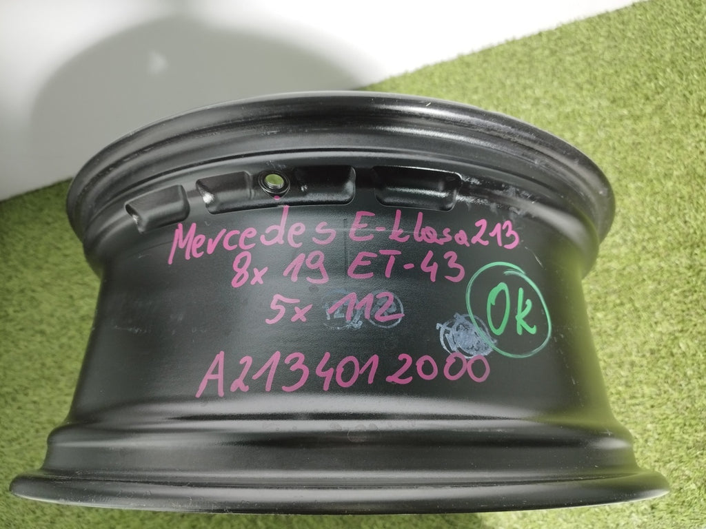 1x Alufelge 19 Zoll 8.0" 5x112 43ET A2134012000 Mercedes-Benz Rim Wheel FEL3658942822hv