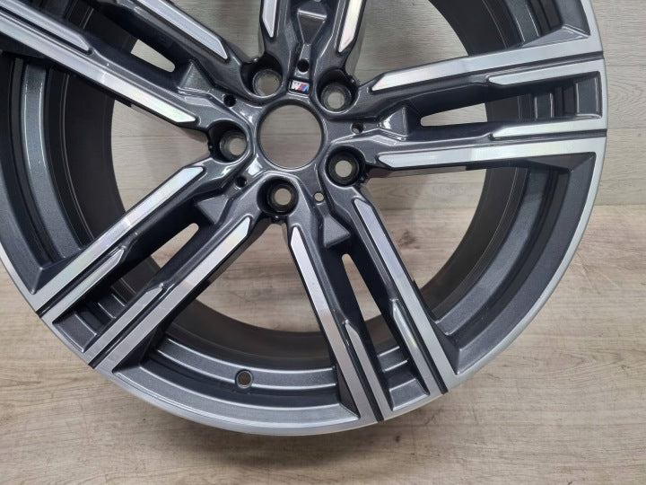 1x Alufelge 19 Zoll 8.0" 5x112 26ET Glanz Graphit 8090019 BMW 8 G14 G15 Mg FEL6716597036rm