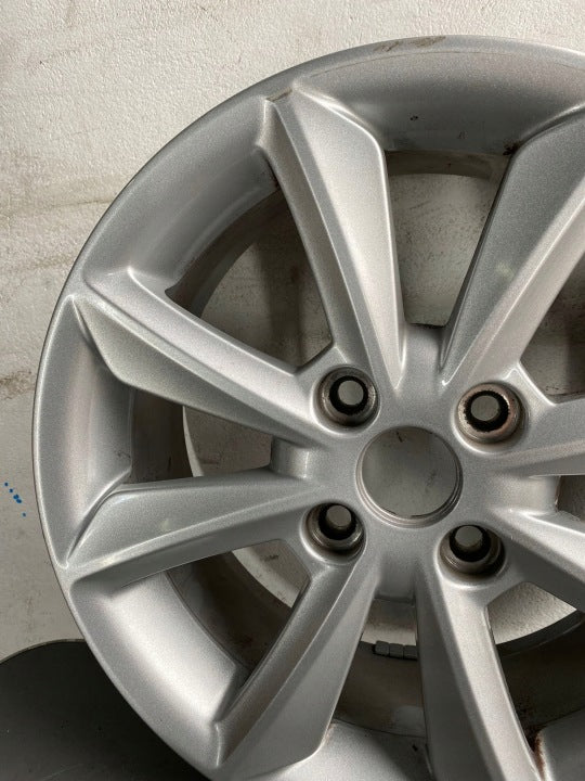 1x Alufelge 16 Zoll 6.5" 4x108 47 5ET Glanz Silber H1BJ-1007-C1A Ford Fiesta I FEL6585066119rm