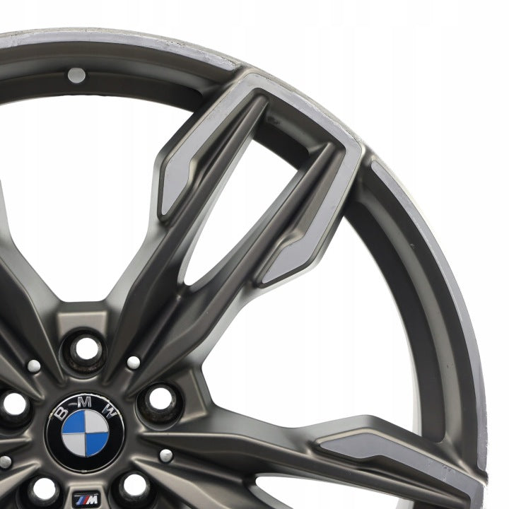 1x Alufelge 21 Zoll 9.5" 5x112 8053456 BMW X3 G01 G02 Rim Wheel FEL6236210027ck