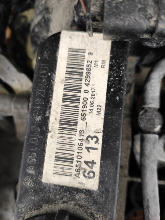 Motor Mercedes-Benz 651921 2.2 CDI 130TKm Diesel Engine Unkomplett MOT3480970445ze