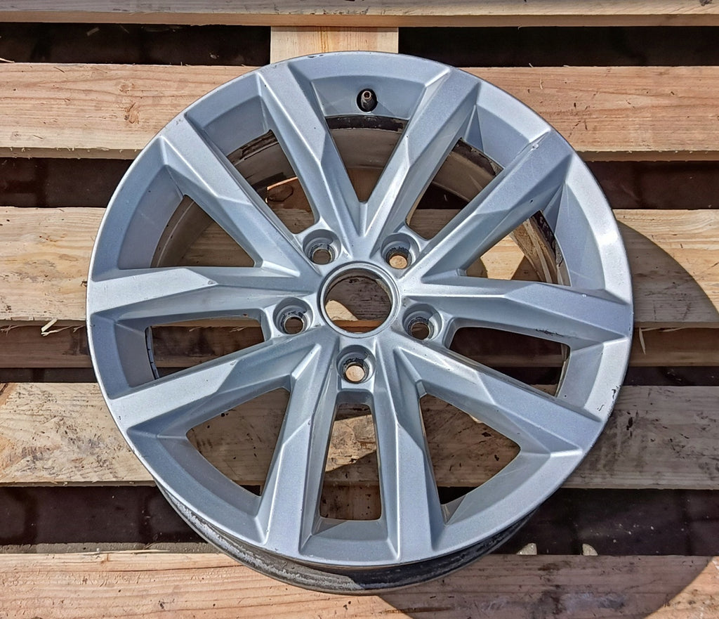 1x Alufelge 16 Zoll 6.5" 5x112 Glanz Silber 3G0601025 VW Passat Touran Rim Wheel FEL7930952516yd