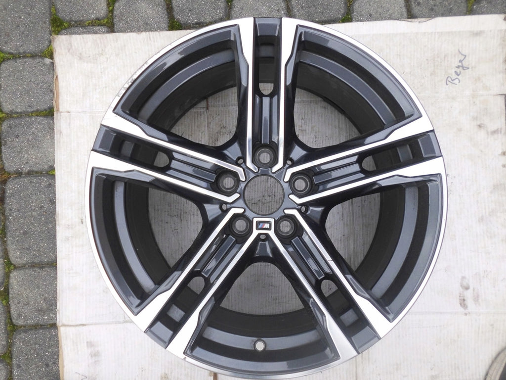 1x Alufelge 18 Zoll 8.0" 5x120 57ET Glanz Schwarz 8092352 BMW 1 F40 Rim Wheel FEL5470309026gl