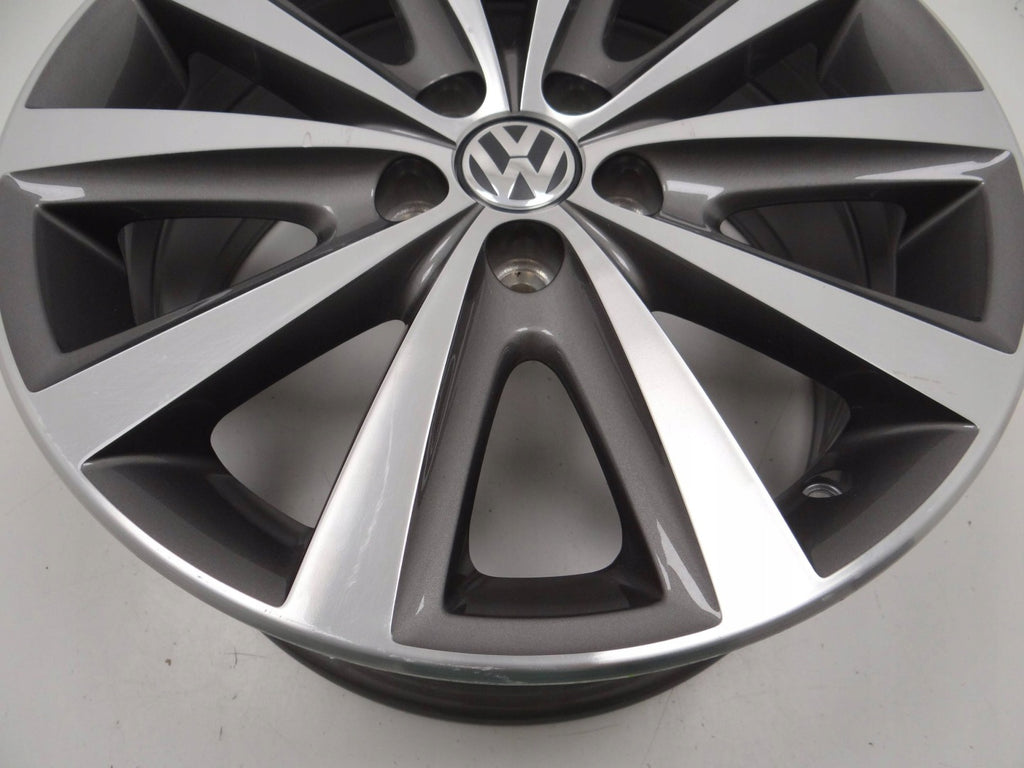 1x Alufelge 16 Zoll 7.0" 5x100 46ET Glanz Schwarz 6R0601025N Mg Polo 6r FEL5407071015pp