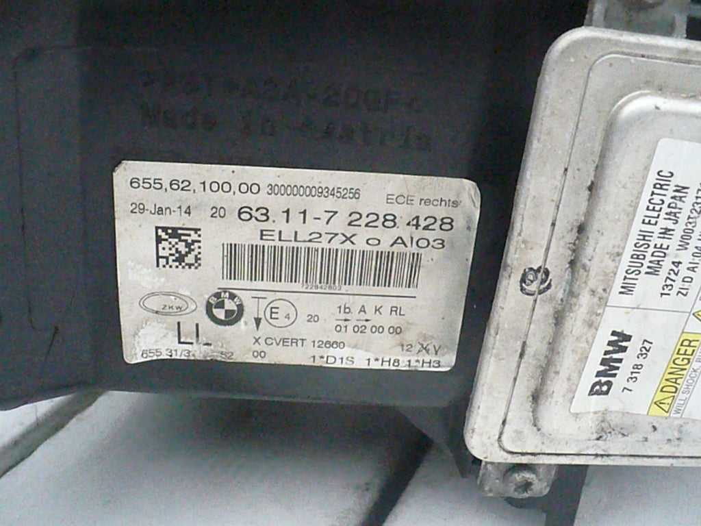 Frontscheinwerfer BMW 7 F01 F02 7182150 Xenon Rechts Scheinwerfer Headlight SCH6201825892yy