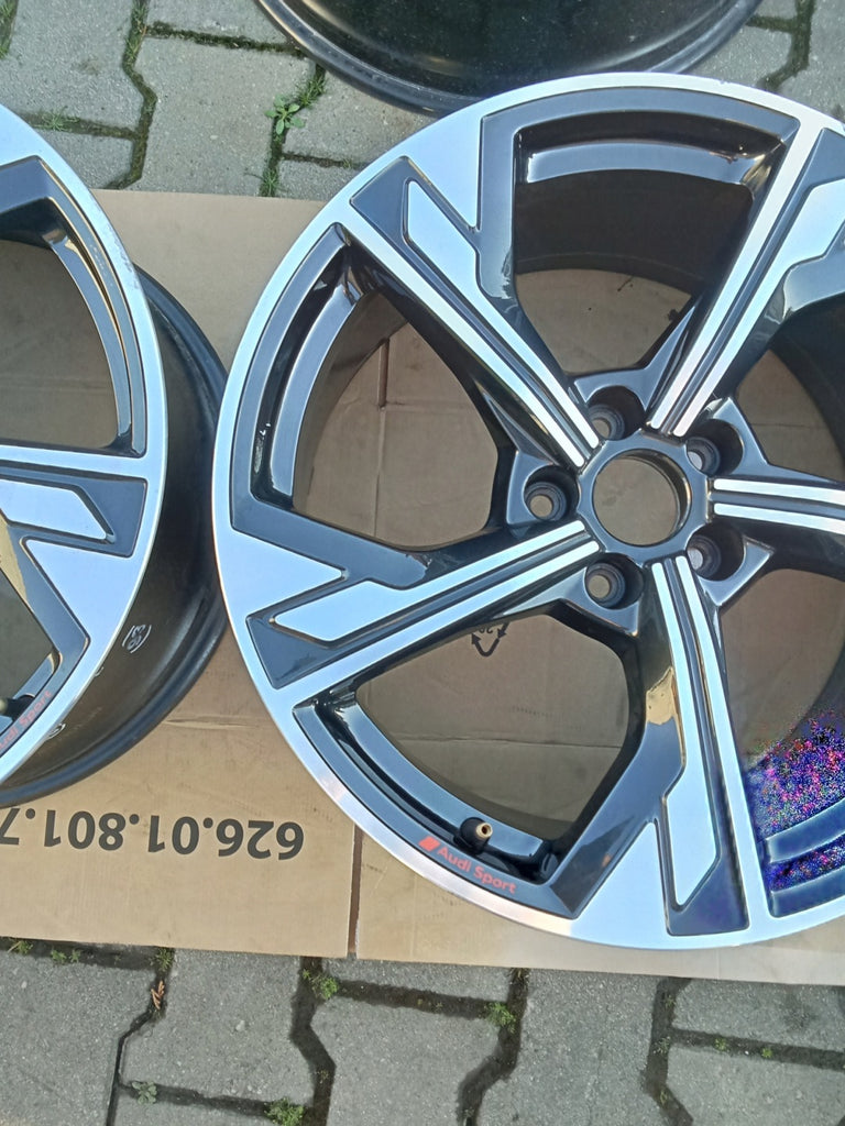 1x Alufelge 19 Zoll 8.5" 5x112 40ET Glanz 8W0601025EM Audi A4 Mg Rim Wheel FEL3459805666pa