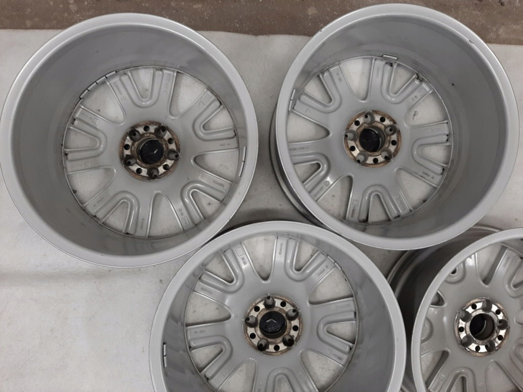 4x Alufelge 19 Zoll 8.5" 5x112 62ET Glanz Silber A1664011702 Mercedes-Benz W166 FEL4964916731os